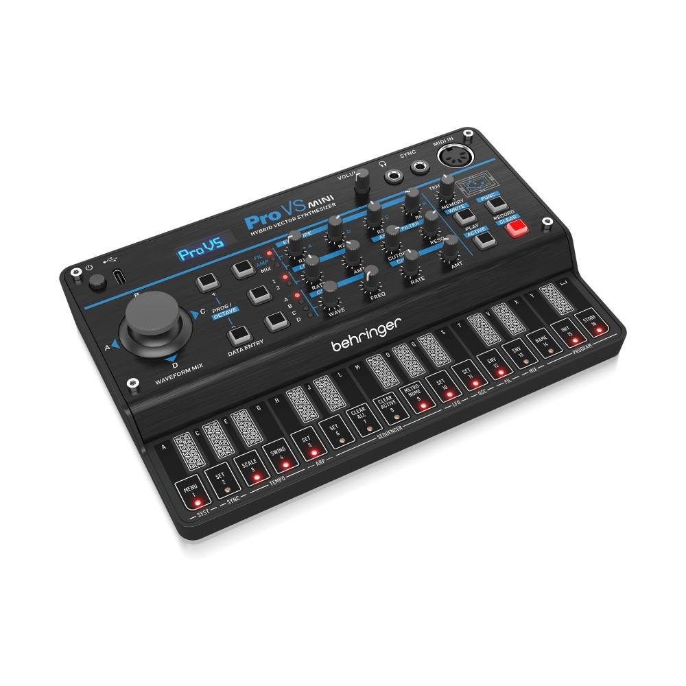 Behringer PRO VS MINI Portable 4Voice Hybrid Synthesizer with 4 Vector